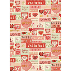 Cavallini & Co. Valentine Greetings Wrap | Paper Source